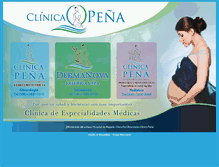Tablet Screenshot of clinicapena.com